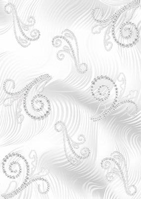Jewelled Swirls Platinum