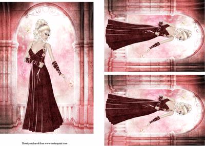 Fae Lady in Crimson