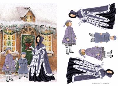 Victorian Family Christmas Visit