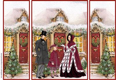 Victorian Family at Christmas