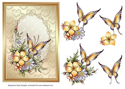 Flowers & Butterflies with Love