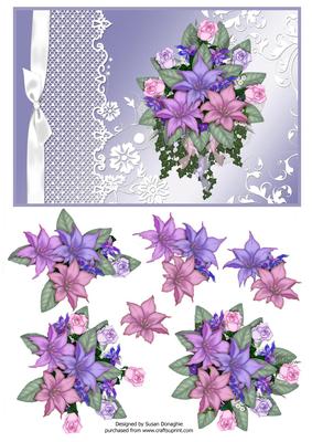 Rosebuds, Lilies & Lace