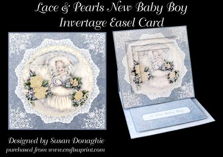 Lace & Pearls New Baby Boy