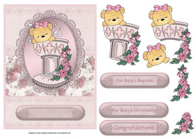 Baby Girl Bear's Christening