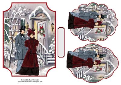 Victorian Christmas Plaques