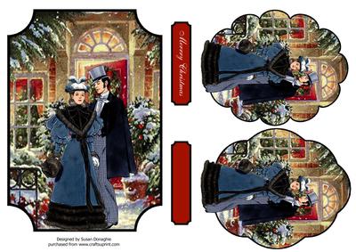 Victorian Christmas Plaques #2