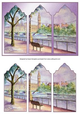 London Embankment Triptych