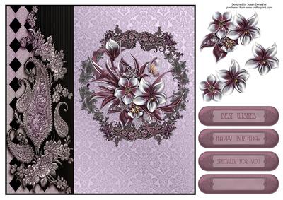 Floral Elegance 8x8 Card Front