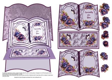 Dark Mystery Roses Easel Book