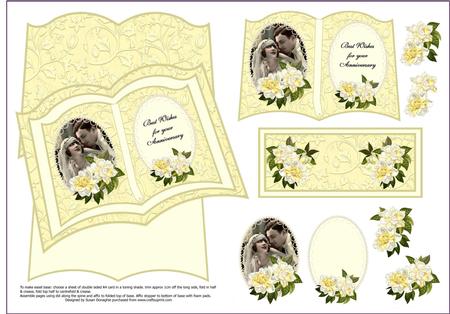 Vintage Wedding Anniversary #2 Easel Book