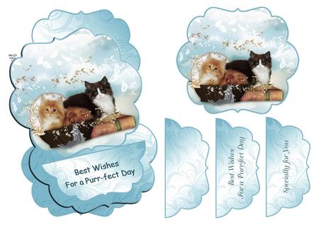 Aren't We Cute? Kittens Easel Card