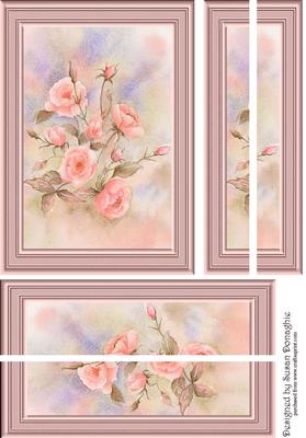 Spray of Roses in Watercolour