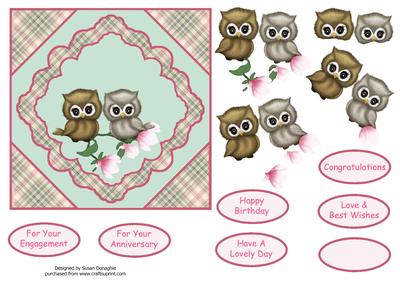 Little Owls 6x6 Card Front