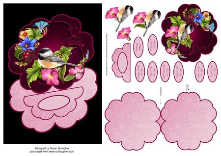 Wild Bird & Flowers Petal Easel Kit