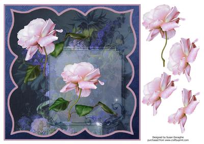 Rose Decor 8x8 Card Front
