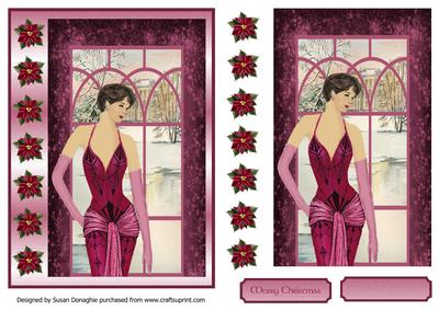 Art Deco Winter Window