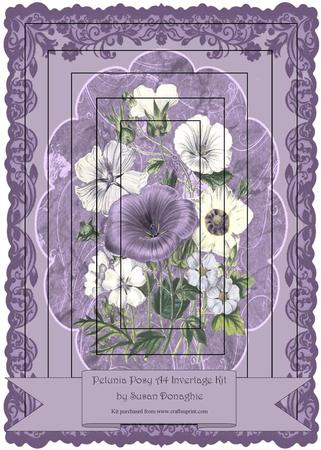 Petunia Posy A4 Invertage Kit
