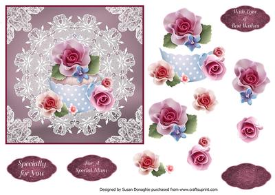 Pretty in Pink Cupcake & Lace