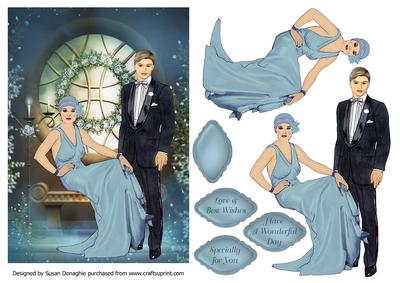Art Deco Lovers by Candlelight