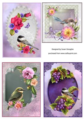 Flowers & Birds Toppers