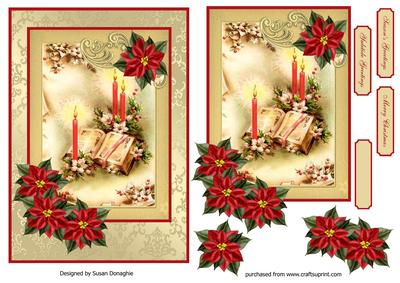 Christmas Candles & Bible