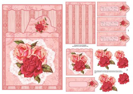 Roses & Lace Pocket Card