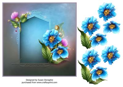 Himalayan Poppies 7x7 Card Front
