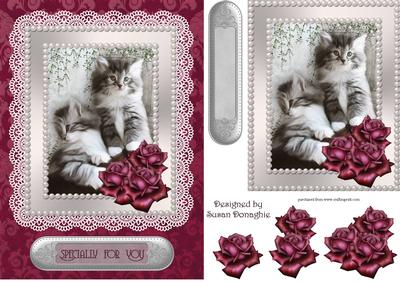 Kittens & Roses A5