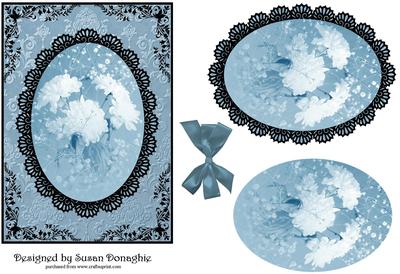 White Carnations and Black Lace