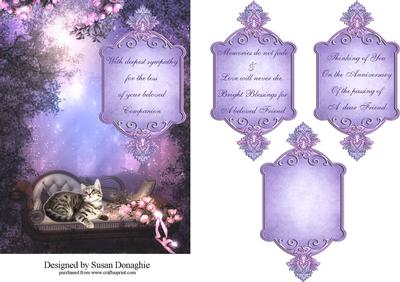 Bereavement Card for a Beloved Cat