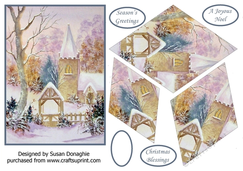 Winter Church Diamond Pyramage