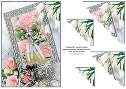 Wedding & Anniversary Scalloped Corner Stacker