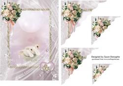 Wedding & Anniversary Wavy Corner Stacker
