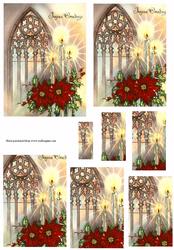 Poinsettias & Candles