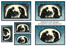 Shadow Nativity Scene