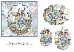 Flower Girl in the Garden 02