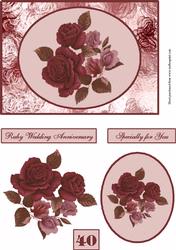 Ruby Wedding Anniversary