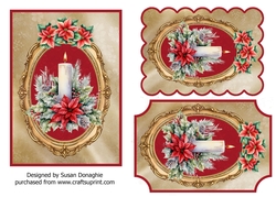 Christmas Candles Toppers #2