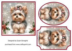 Christmas Yorkie #1
