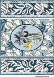 Art Nouveau Irises