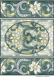 Art Nouveau Daffodils