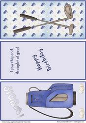 Man's Golf Trifold