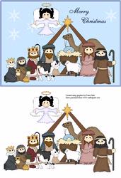 Childrens' Nativity Scene #2