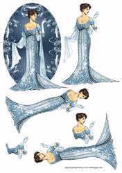 Festive Fashion Ladies #1 Aquamarine
