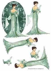 Festive Fashion Ladies #1 Emerald