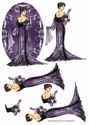 Festive Fashion Ladies #1 Amethyst