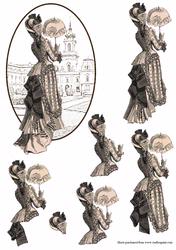Victoriana Fashions in Sepia #5