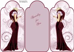 Fashion Elegance #1 Scallop Trifold