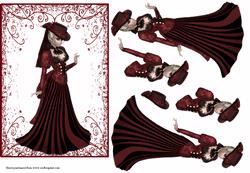 Elegance #5 "lady in Red"