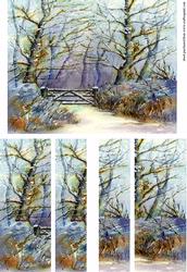 Winter Woods at Twilight